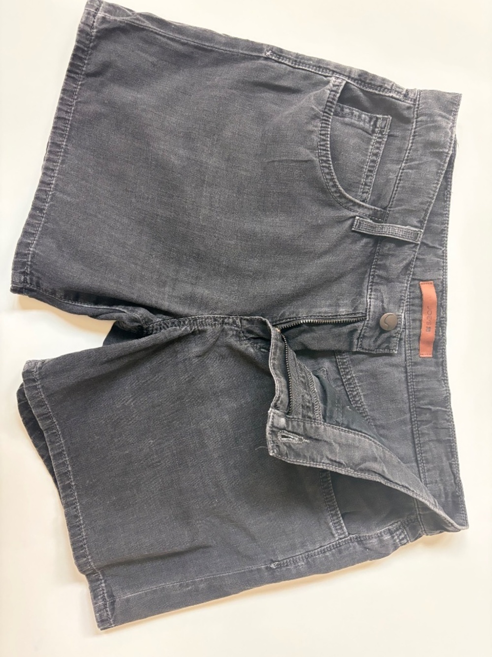 Joe’s Jeans Women’s Black Denim Shorts Pre-Owned Stretch Casual Mid Rise - Picture 5 of 5
